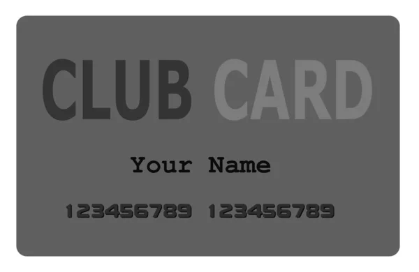 Club Card — Stock Photo, Image