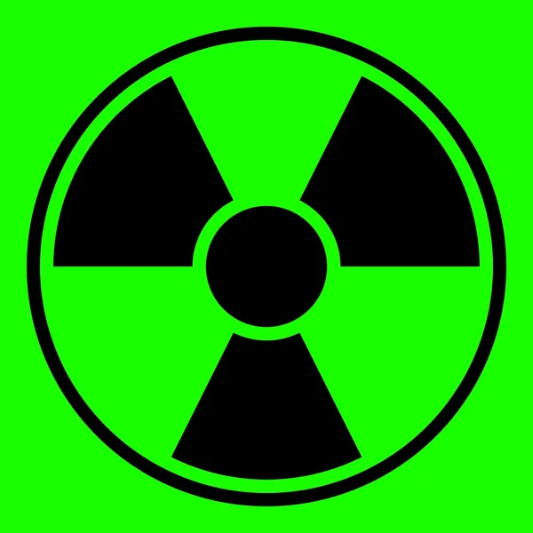 Znak ostrzegawczy promieniowania — Zdjęcie stockowe