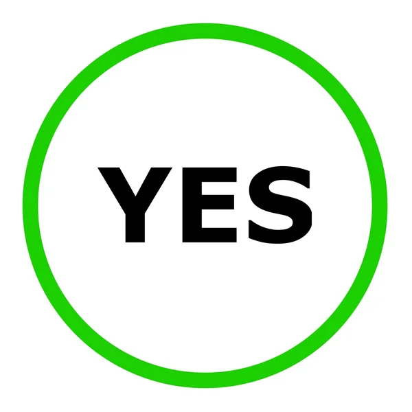 stock image Yes Sign