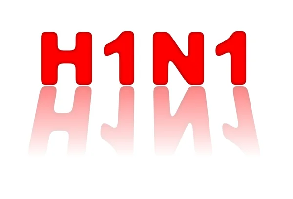 Znak H1N1 — Zdjęcie stockowe