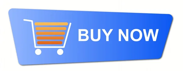 Buy Now Blue — Stock Photo, Image