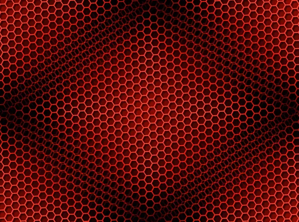 Honeycomb fundo vermelho sem costura — Fotografia de Stock