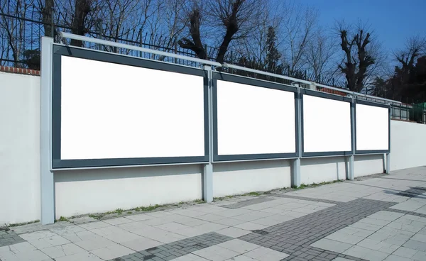 Advertising panels — Stock Photo, Image