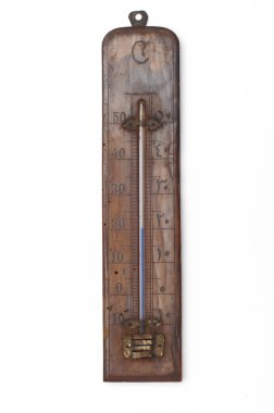 Old thermometer clipart