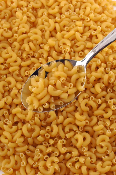 Pasta on spoon — Stock Photo, Image