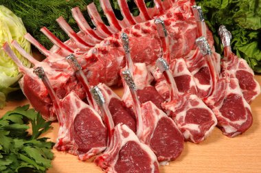Lamb chops clipart