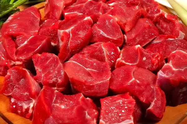 Pedaços de carne — Fotografia de Stock