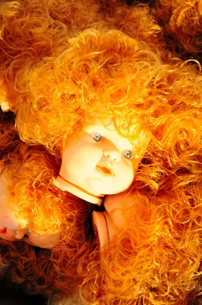 Кукольное лицо — стоковое фото