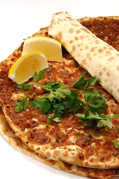 Turkisk pizza — Stockfoto
