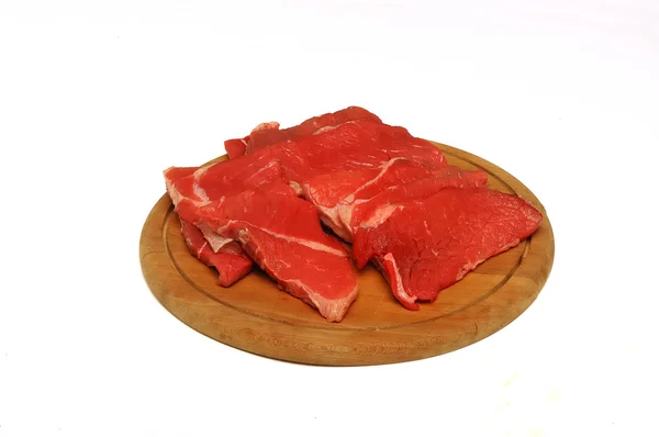 Fatias de carne — Fotografia de Stock