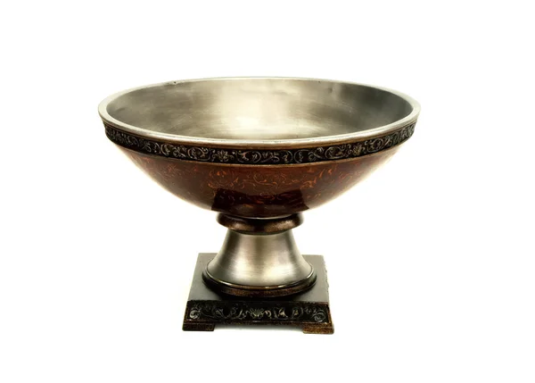 Metal bowl — Stock Photo, Image