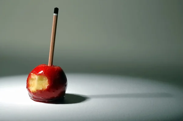 Kandierter Apfel — Stockfoto