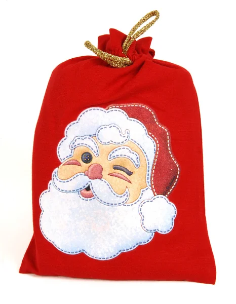 Weihnachtsmanntasche — Stockfoto