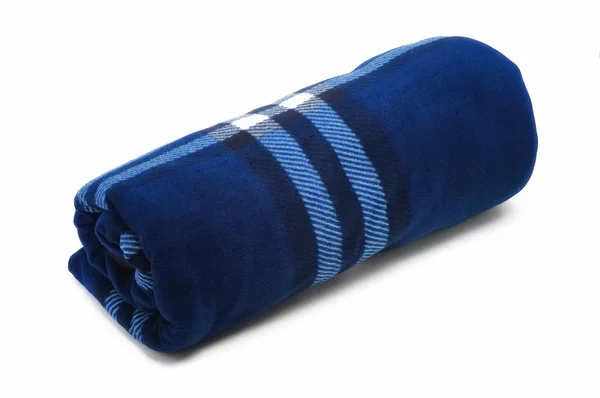 Blue blanket — Stock Photo, Image