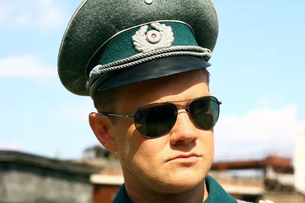 stock image Germanic officer of the Second World War