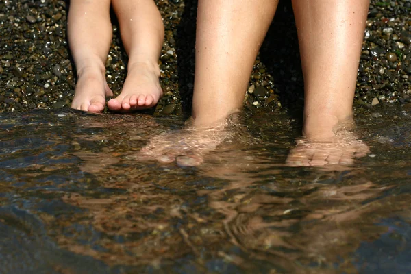 stock image Marine family vacation.