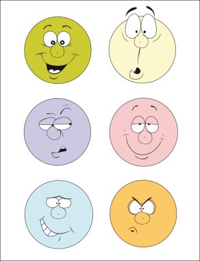 Those depicting human emotion. clipart