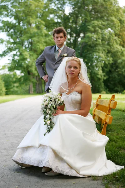 Nowożeńcy. — Zdjęcie stockowe