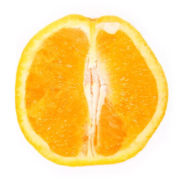 Halb frische Orange — Stockfoto
