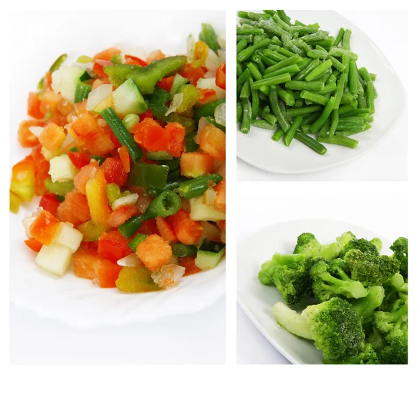 Färska frysta grönsaker — Stockfoto