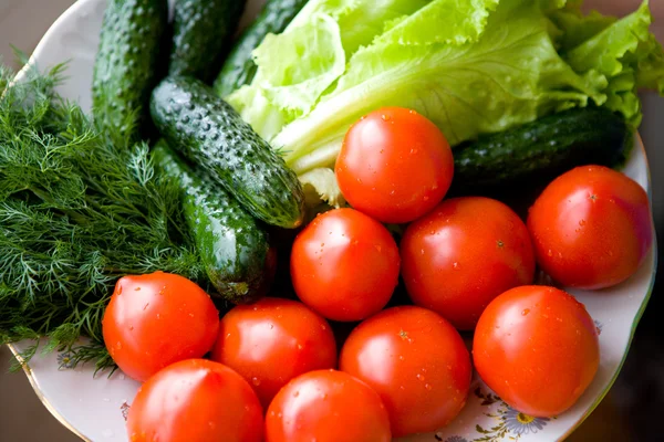 Tan pronto como las verduras frescas —  Fotos de Stock