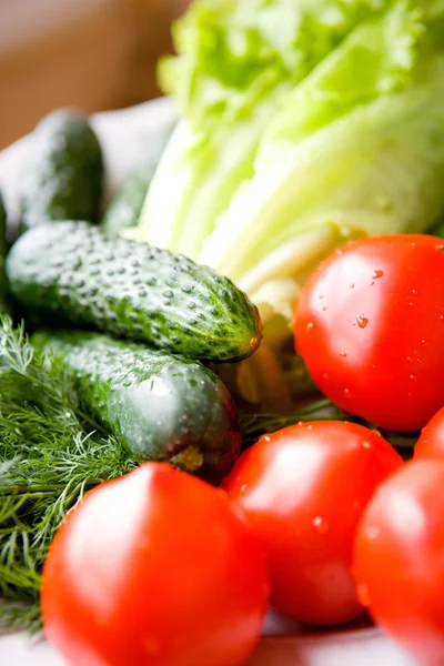 Как только свежие овощи — стоковое фото