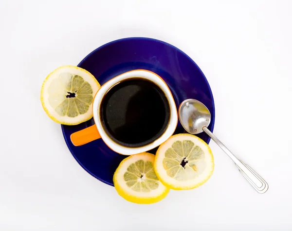 Tee mit Zitrone — Stockfoto