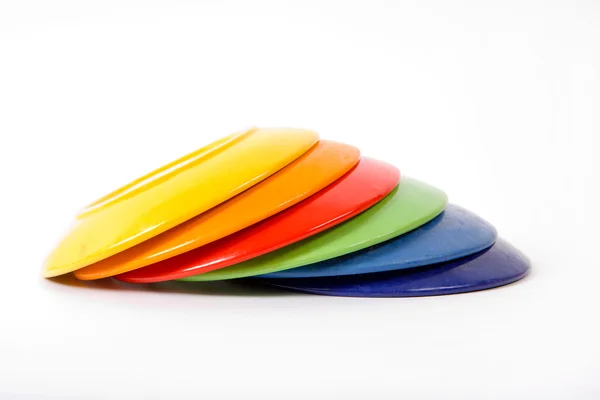 stock image Set of kitchen color plates