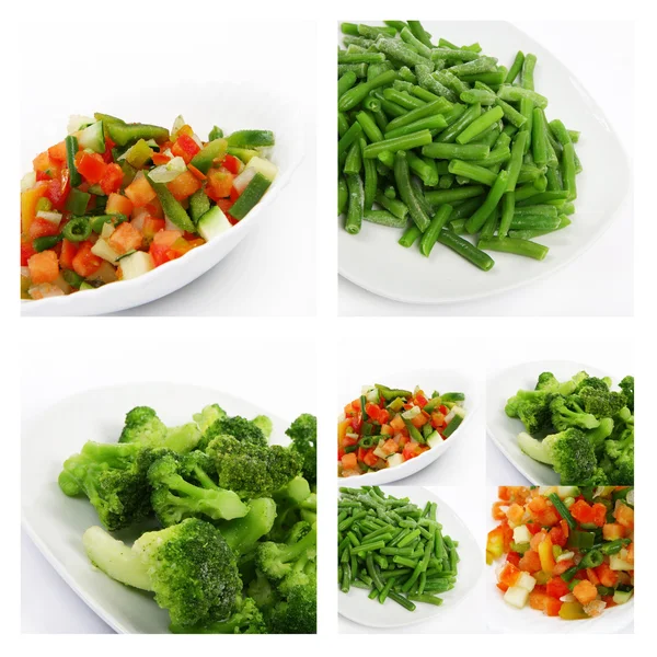 Fresh frozen vegetables Stock Image