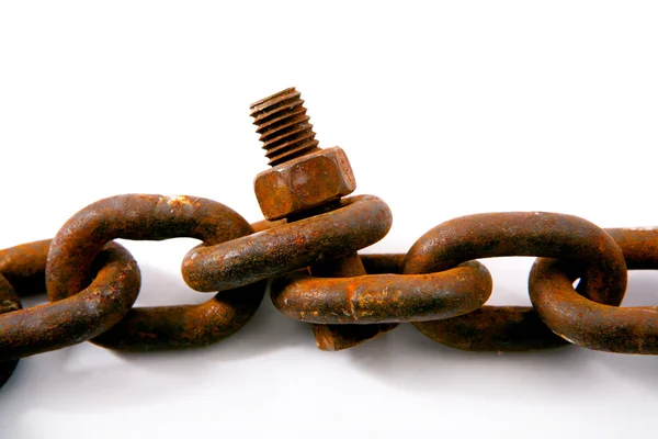 An old rusty chain Royalty Free Stock Photos