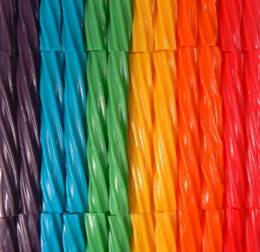 Rainbow Licorice-YUM! clipart