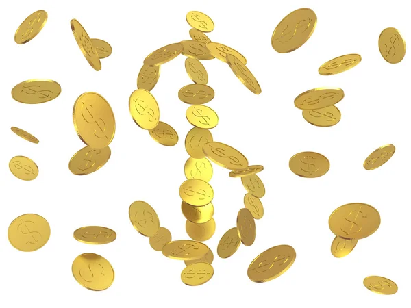 Altın dolar — Stok fotoğraf