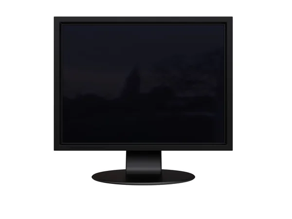 Black monitor — Stock Photo, Image