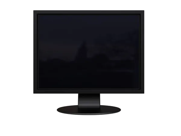 Zwarte monitor Stockfoto