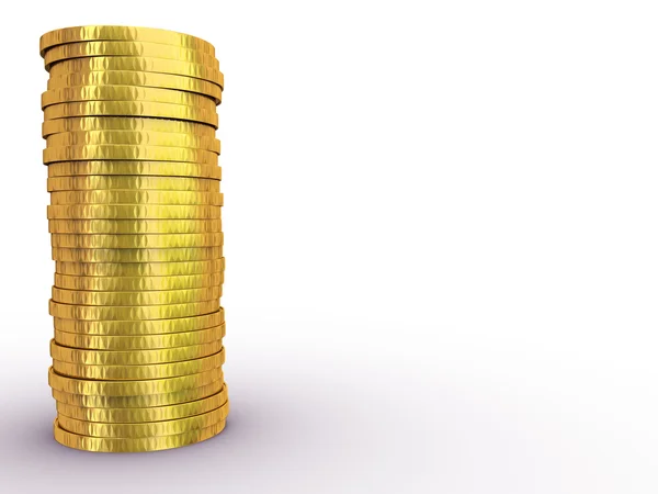 Rouleau gouden dollars — Stockfoto
