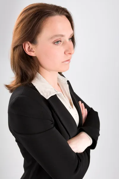 The serious business woman — Stock Photo, Image