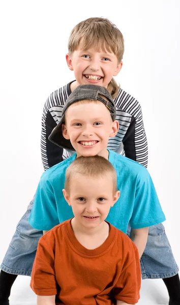 Drei Jungen — Stockfoto