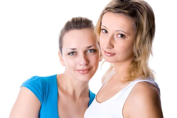stock image Two pretty young women