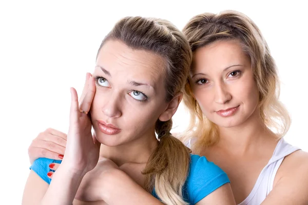 Two young women — Stock Photo, Image