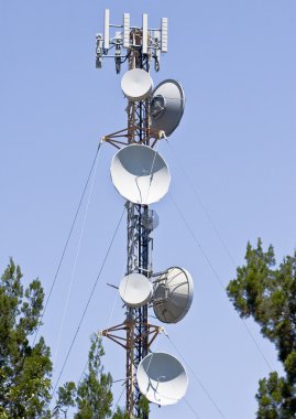 Telecom tower clipart