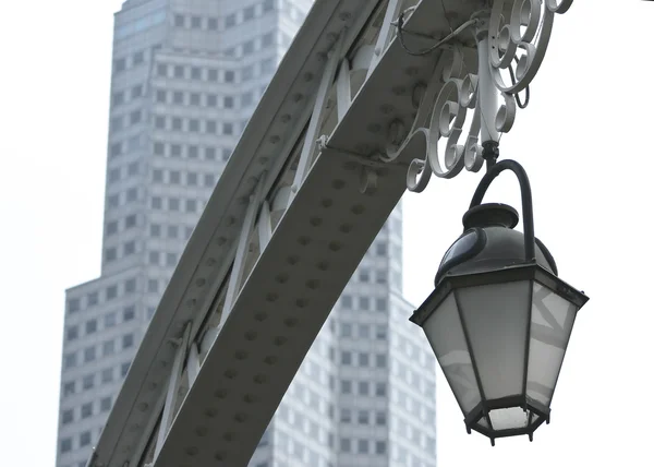 Pouliční lampy v Singapuru — Stock fotografie