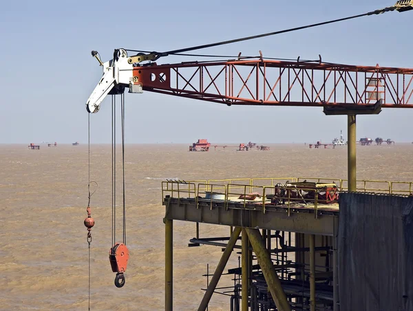 stock image Oil field