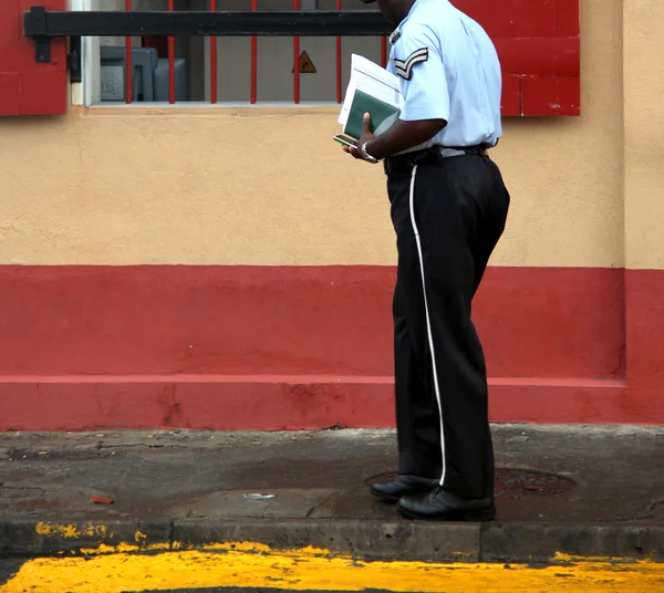Karaiby policjanta. — Zdjęcie stockowe