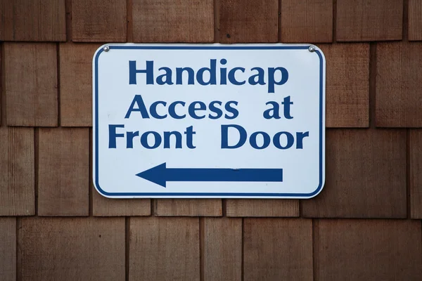 Handicap access sign. — Stock Photo, Image