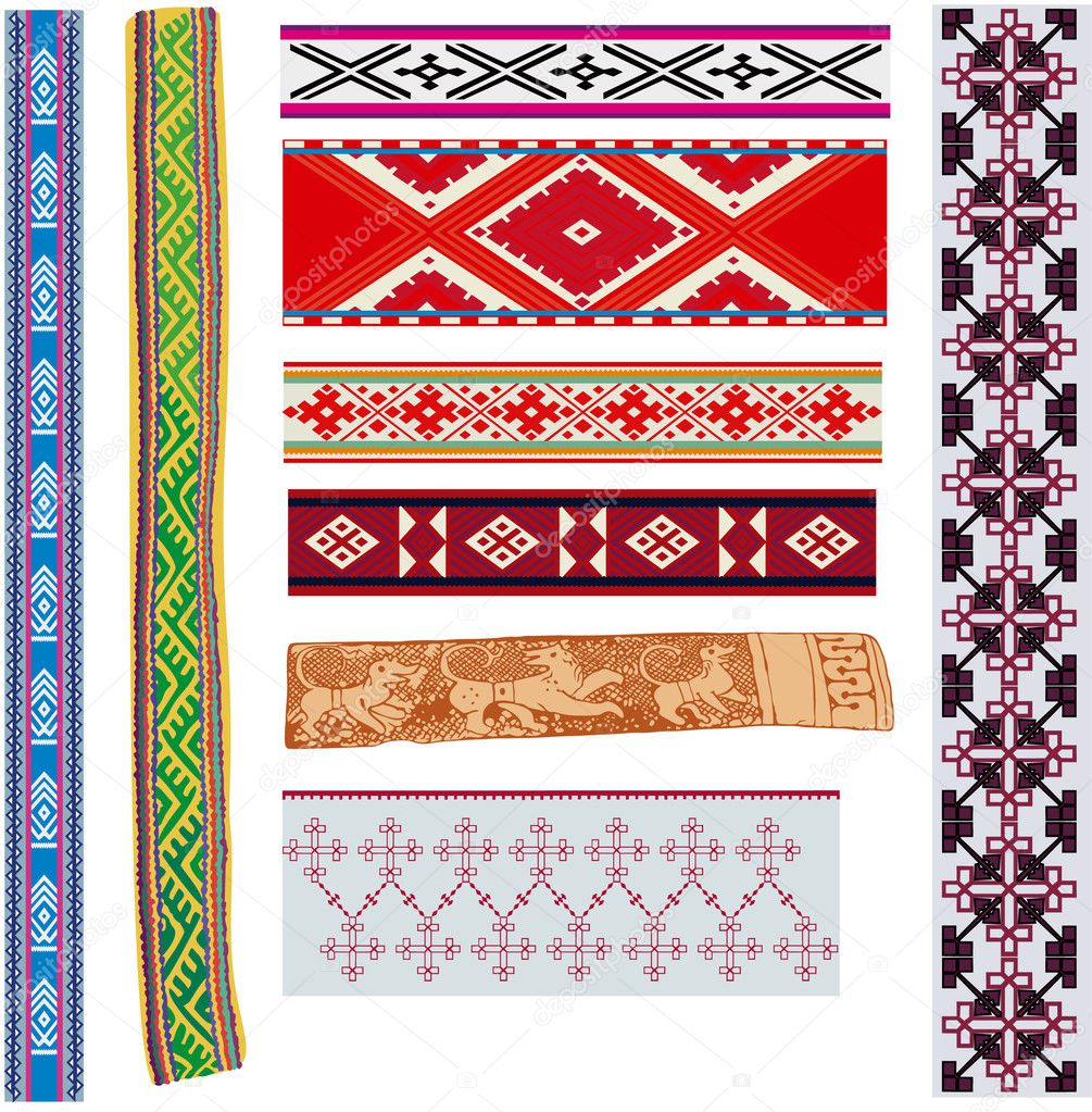Traditional baltic patterns