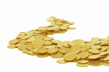 Golden coins clipart