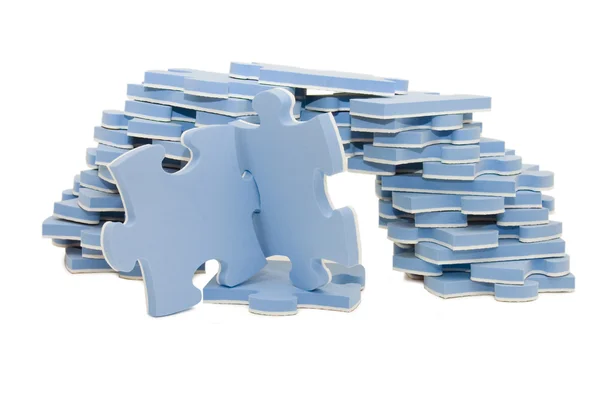 Slices of puzzle — Stock Photo, Image