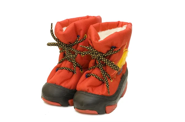 Barn vinter boot — Stockfoto