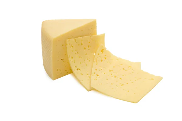 Сырный кусок — стоковое фото