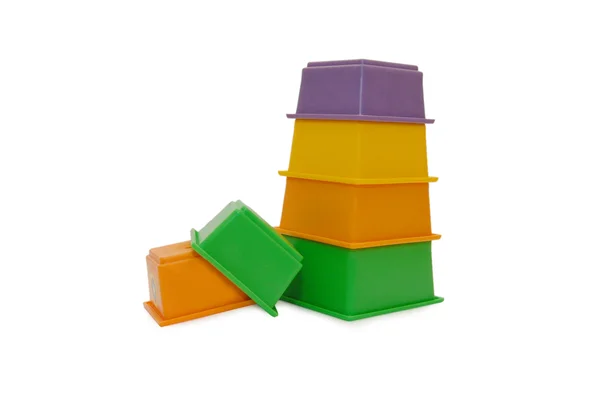 Děti barevná pyramida — Stock fotografie